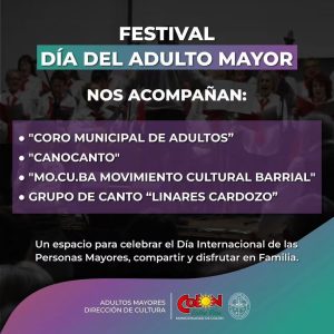 EL FESTIVAL DÍA DEL ADULTO MAYOR